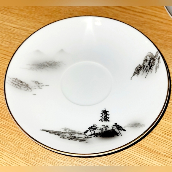 Fukagawa Arita 903 Saucer, Vintage Fukagawa Plate, Fukagawa Arita Saucer - Picture 1 of 2